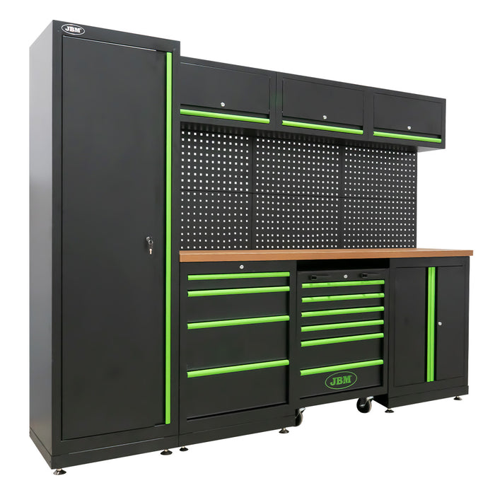 CONJUNTO DE MUEBLES MODULARES PARA TALLER (18 PCS) - 54327