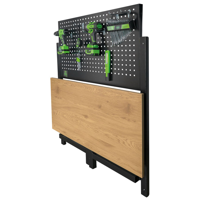 54328 - MESA DE TRABAJO PLEGABLE CON PANEL FRONTAL