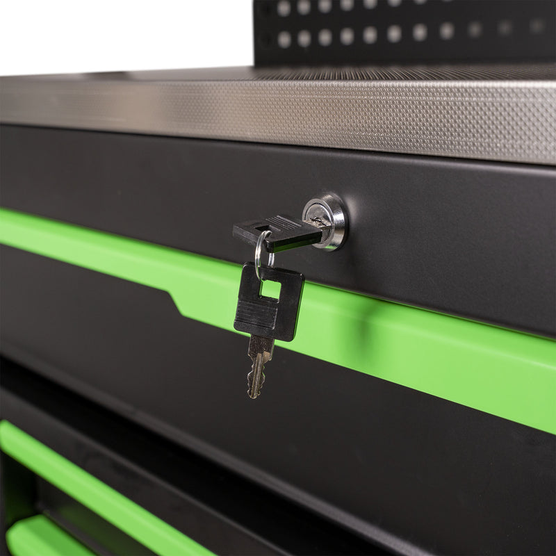 CARRO DE HERRAMIENTAS 11 CAJONES CON PANEL PERFORADO - 54510