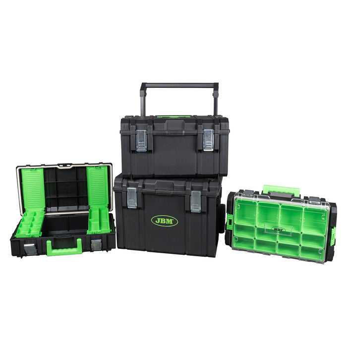 CARRO MODULAR CON 4 CAJAS APILABLES - 54518