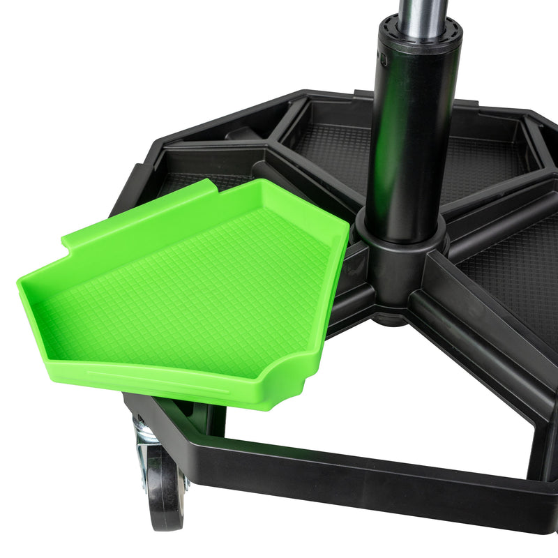 TABURETE NEUMÁTICO CON BANDEJAS EXTRAÍBLES - 54583