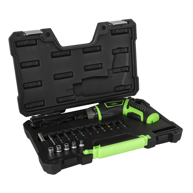 SET DE ATORNILLADOR A BATERÍA Y PUNTAS - 54683