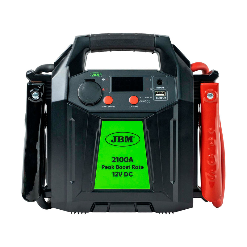 ARRANCADOR DE VEHÍCULOS MULTIFUNCIÓN CON PANTALLA DIGITAL Y BATERÍA DE LITIO DE 16.000MAH – 12V - 55019
