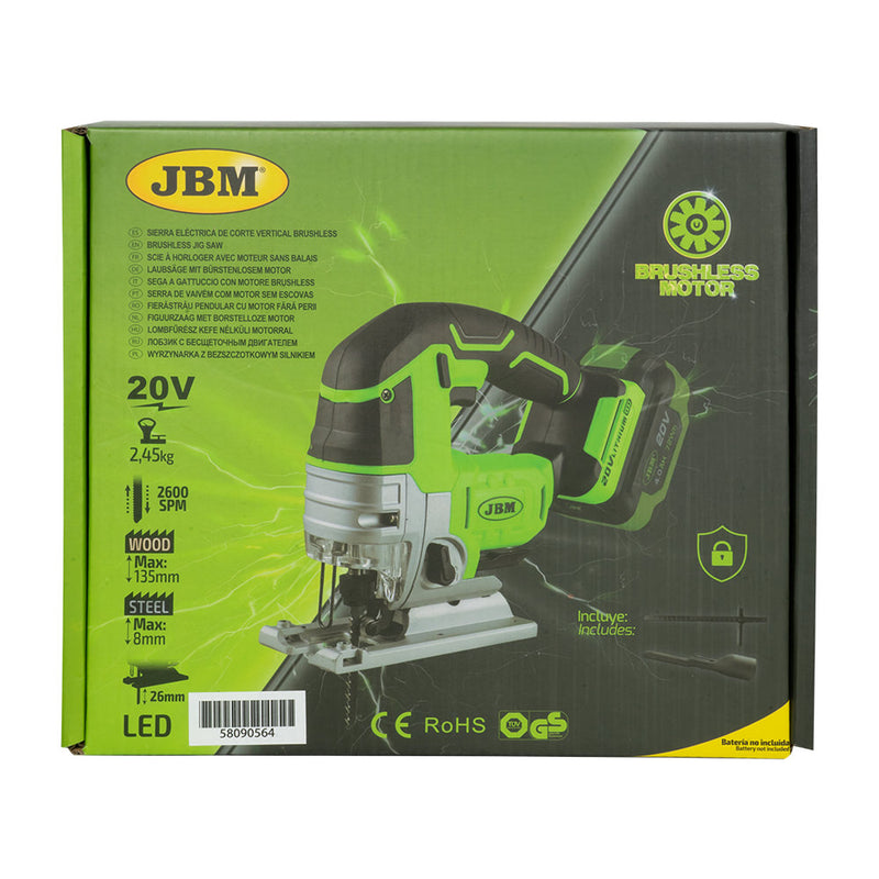 SIERRA DE CALAR A BATERÍA -60010 - NO INCLUYE BATERÍA NI CARGADOR