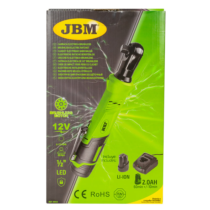 CARRACA DE ½” A BATERÍA - 12V - 60024