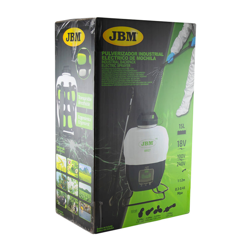 PULVERIZADOR DE MOCHILA 15L A BATERÍA - 60027