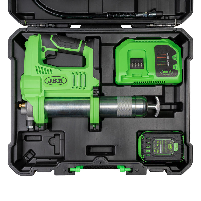 PISTOLA ENGRASADORA A BATERÍA CON MALETÍN - 60038C