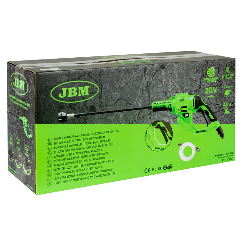 HIDROLIMPIADORA A PRESIÓN A BATERÍA - SOLO CUERPO - 60039