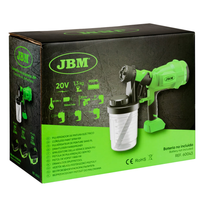 PULVERIZADOR DE PINTURA A BATERÍA - SOLO CUERPO - 60043