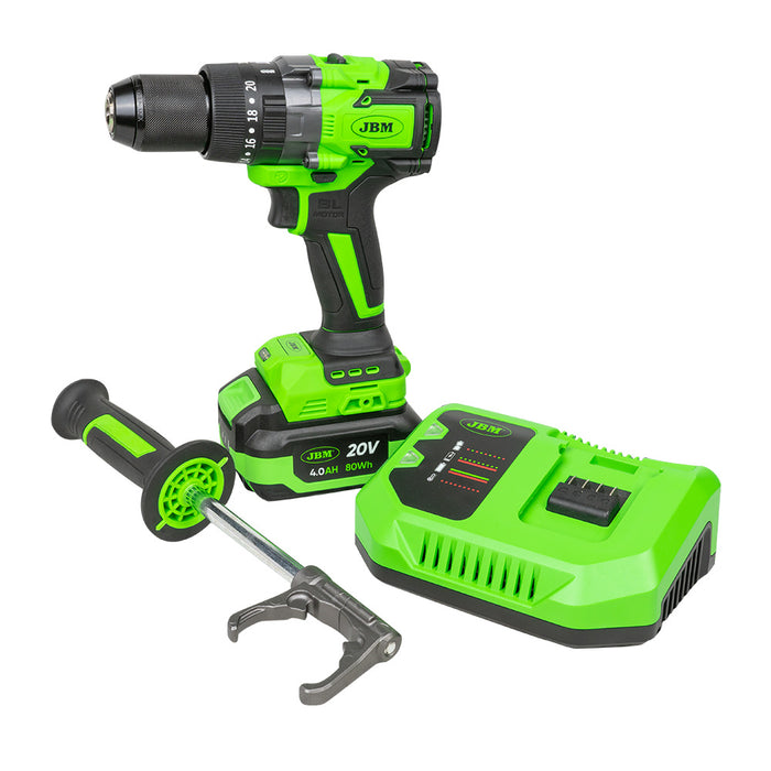 TALADRO PERCUTOR 2 VELOCIDADES A BATERÍA CON MALETÍN - 60047C