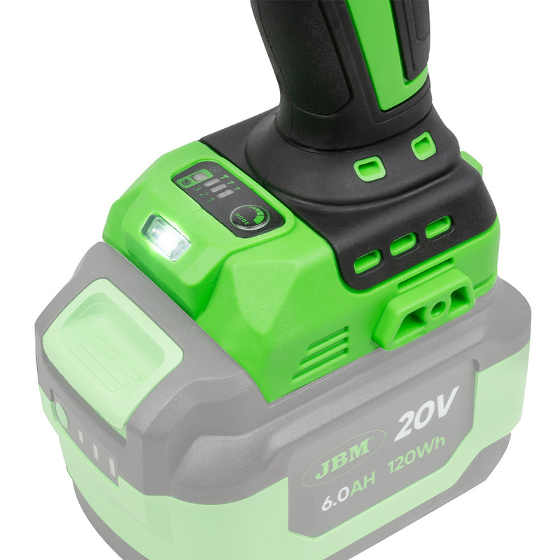 PISTOLA DE IMPACTO BRUSHLESS A BATERÍA 3/4" 1300NM - 60048