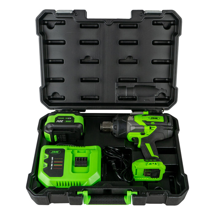 PISTOLA DE IMPACTO BRUSHLESS A BATERÍA 1" 2300NM CON MALETÍN - 60050C