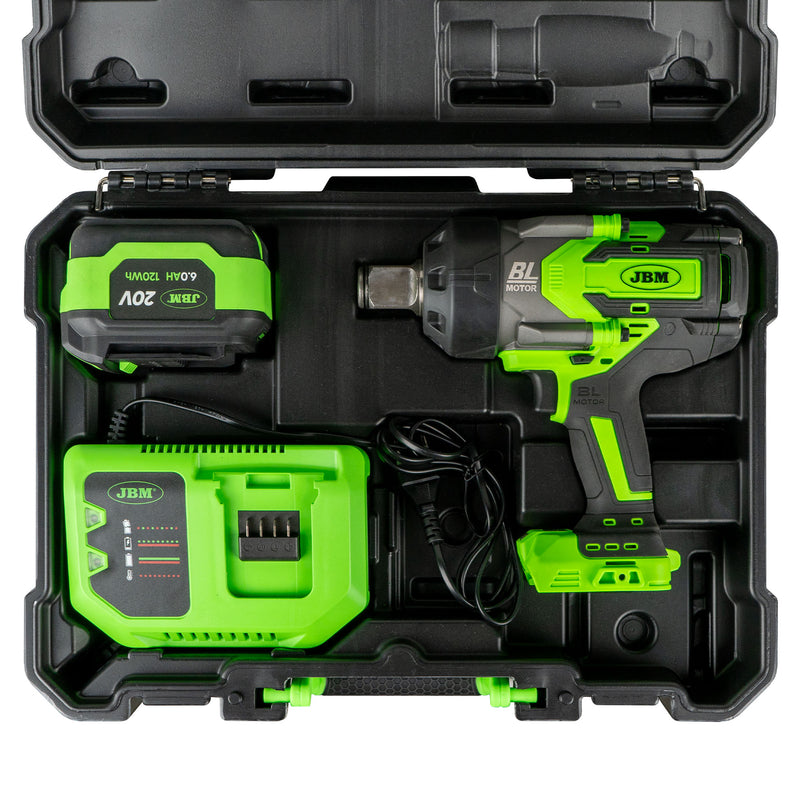 PISTOLA DE IMPACTO BRUSHLESS A BATERÍA 1" 2300NM CON MALETÍN - 60050C