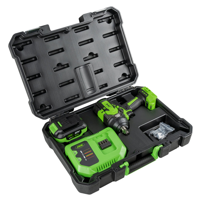 PISTOLA DE IMPACTO BRUSHLESS A BATERÍA 1/2" 1000NM CON MALETÍN -60051C