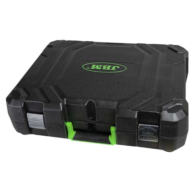 KIT DE AMOLADORA ÁNGULAR Y TALADRO PERCUTOR A BATERÍA CON MALETÍN -60053C