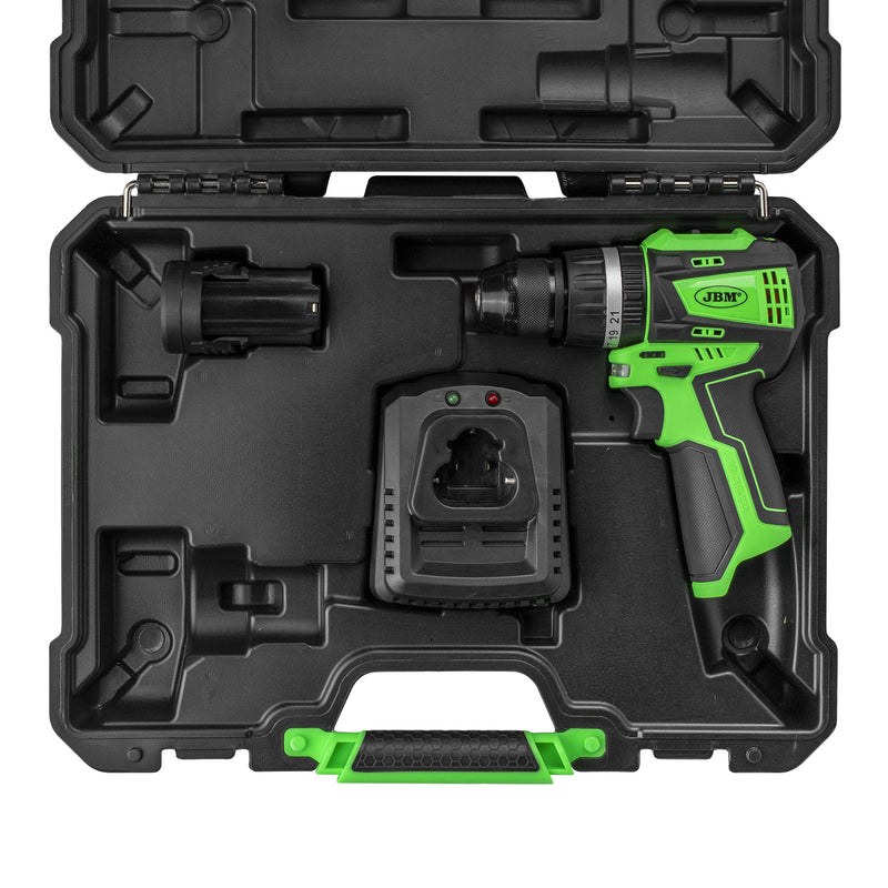 TALADRO PERCUTOR A BATERÍA DE 12V CON MALETÍN - 60058C
