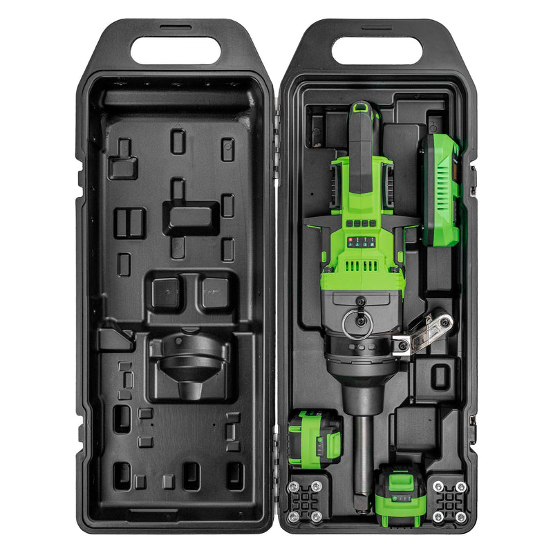 PISTOLA DE IMPACTO BRUSHLESS A BATERÍA PARA CAMIONES 1" 4000NM CON MALETÍN - 60064C