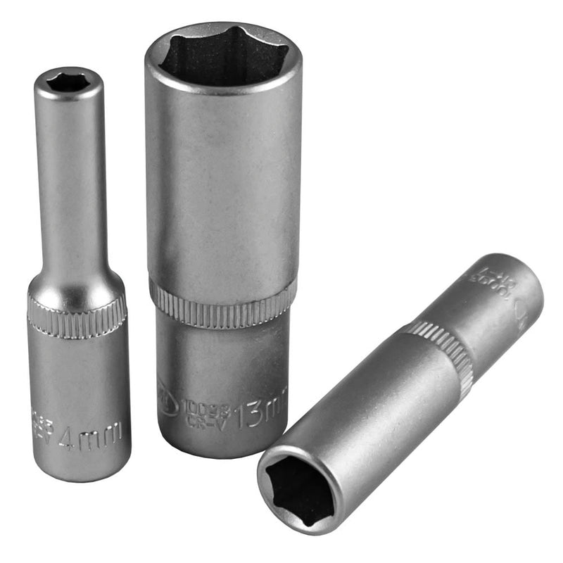 VASO HEX. 1/4" 50MM. LARGO, 8MM - 10093