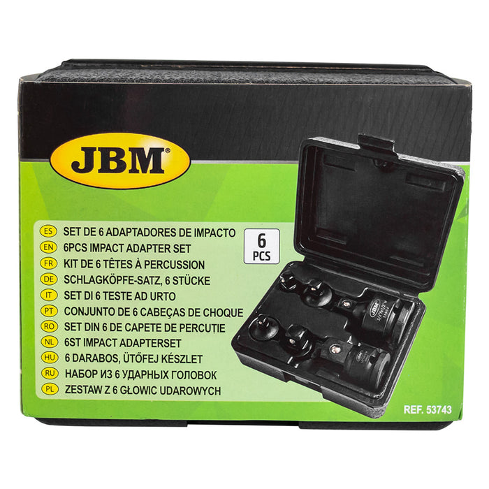SET DE 6 ADAPTADORES DE IMPACTO - 53743