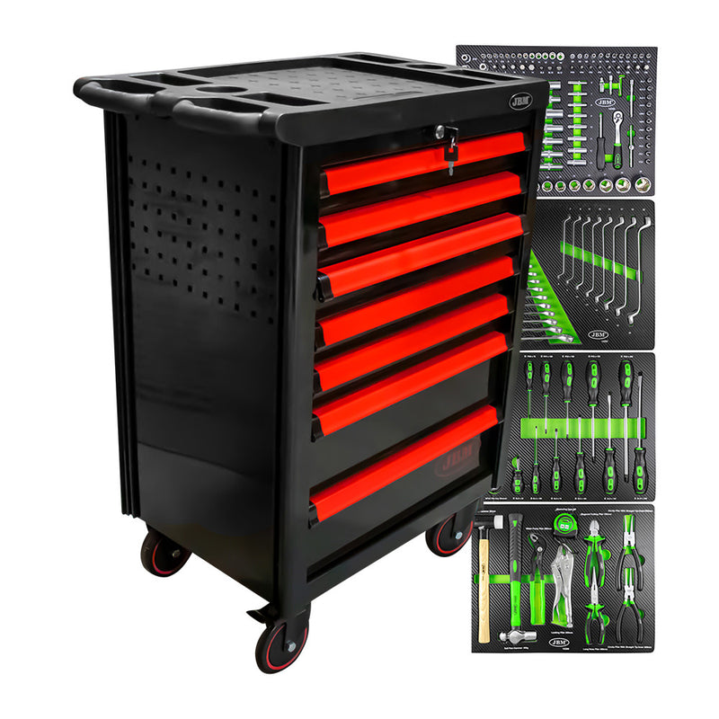 CARRO DE HERRAMIENTAS 7 CAJONES - ROJO - 53765