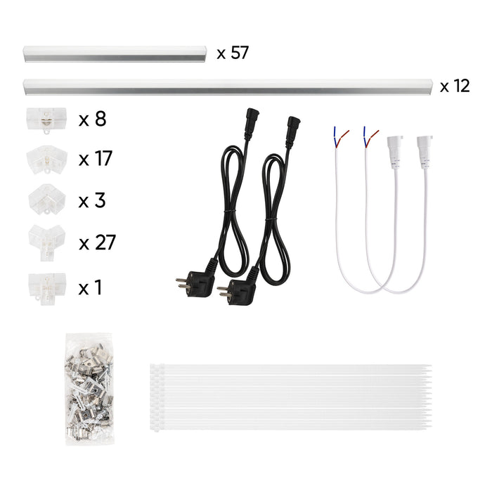 SET DE LUCES LED HEXAGONALES PARA TECHO - 54805